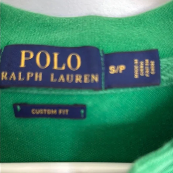 Polo Ralph Lauren Green Custom Fit Shirt - Picture 2 of 5